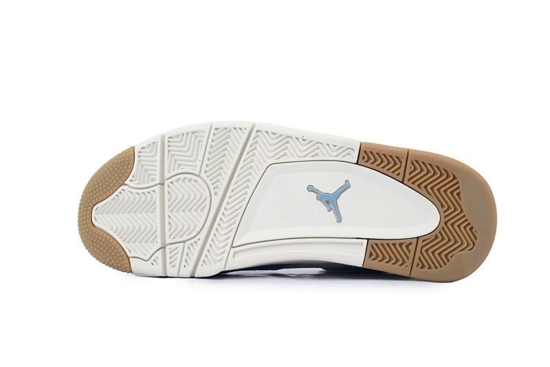 IB6716-100 Air Jordan 4 Retro TEX Worn Blue Denim