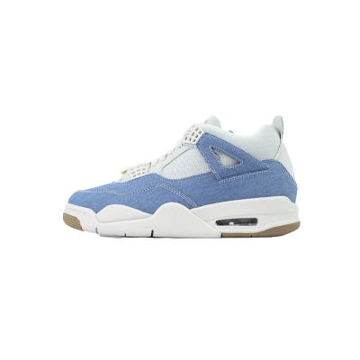 IB6716-100 Air Jordan 4 Retro TEX Worn Blue Denim 01