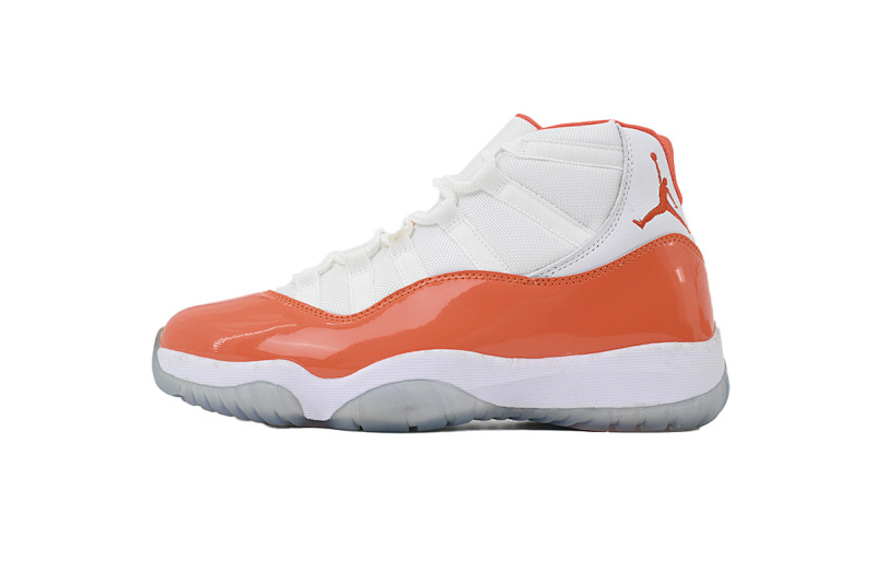  CT8012-002 Air Jordan 11 Retro White Orange