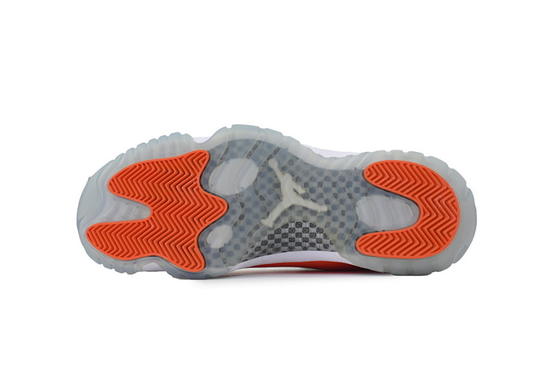  CT8012-002 Air Jordan 11 Retro White Orange