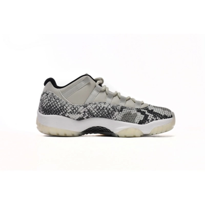 Air Jordan 11 Retro Low Light Bone Snakeskin CD6846-002  02