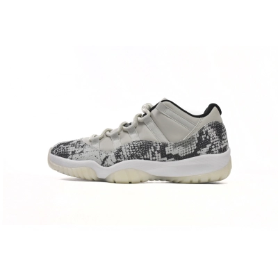 Air Jordan 11 Retro Low Light Bone Snakeskin CD6846-002  01