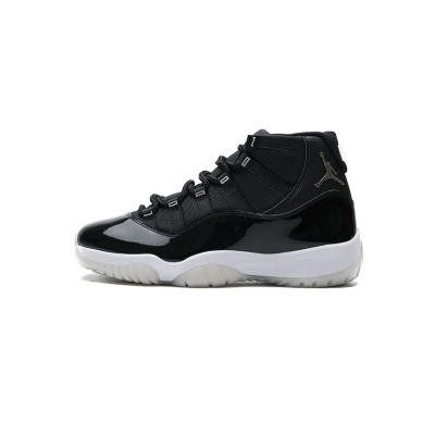 CT8012-011 Air Jordan 11 25th Anniversary Black Silver Eyelets 01
