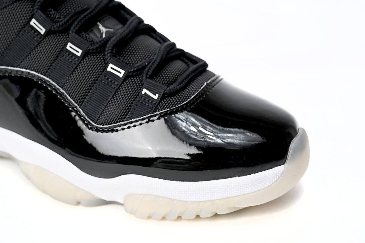 CT8012-011 Air Jordan 11 25th Anniversary Black Silver Eyelets