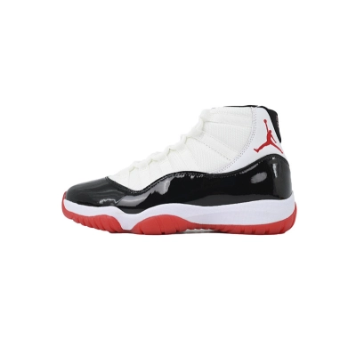 CT8012-106 Air Jordan 11 Retro White Black Red 01