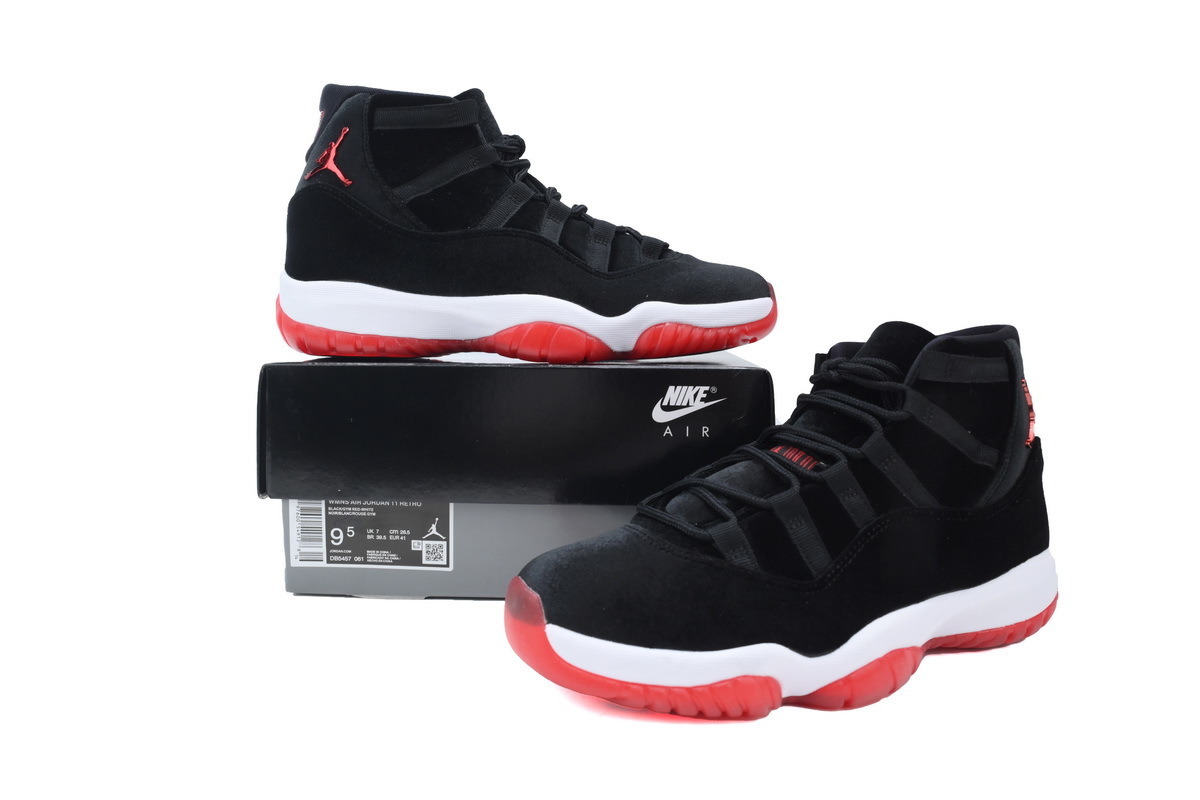 DB5457-061 Air Jordan 11 Retro 'Bred Velvet'