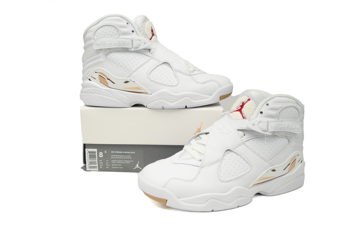 Air Jordan x OVO Nike AJ VIII 8 Retro 'OVO' AA1239-135 