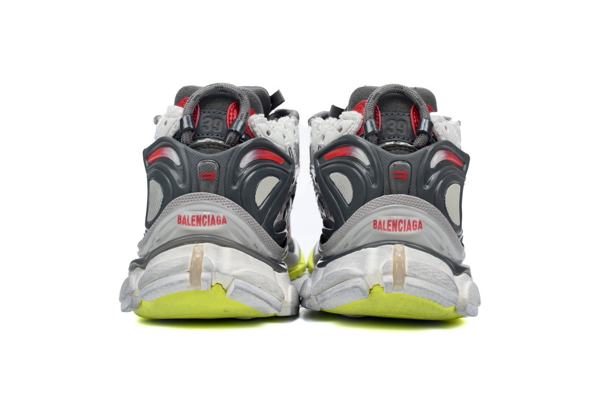 Balenciaga Runner White Black and Red 677402 W3RB2 9167 