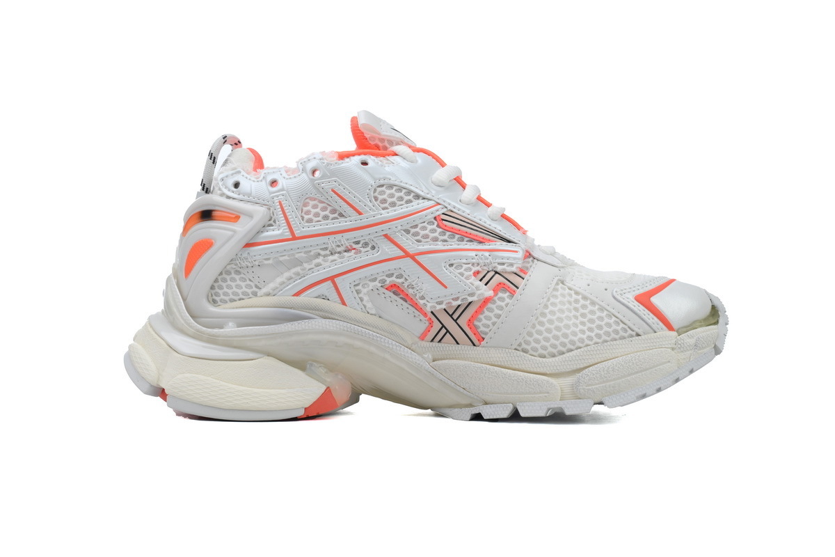 Balenciaga Runner White Orange Black 677402 W3RB7 9051