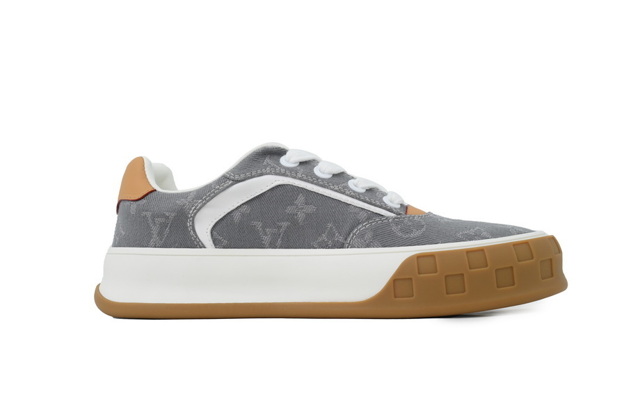 LOUIS VUITTON LV Tilted Sneaker Grey Print