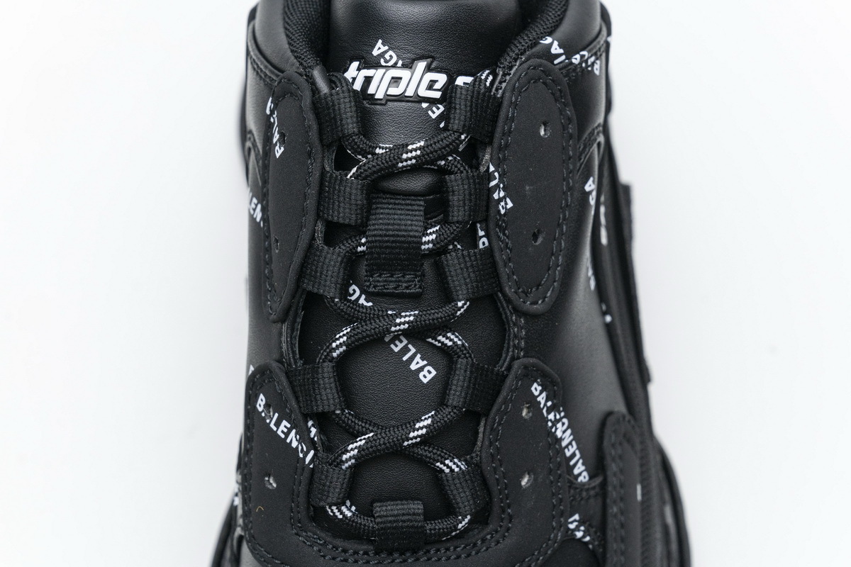 W06E2 2020 Balenciaga Triple S Black