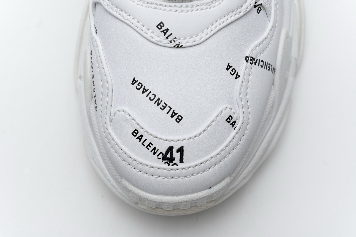  W06E2 2021 Balenciaga Triple S White