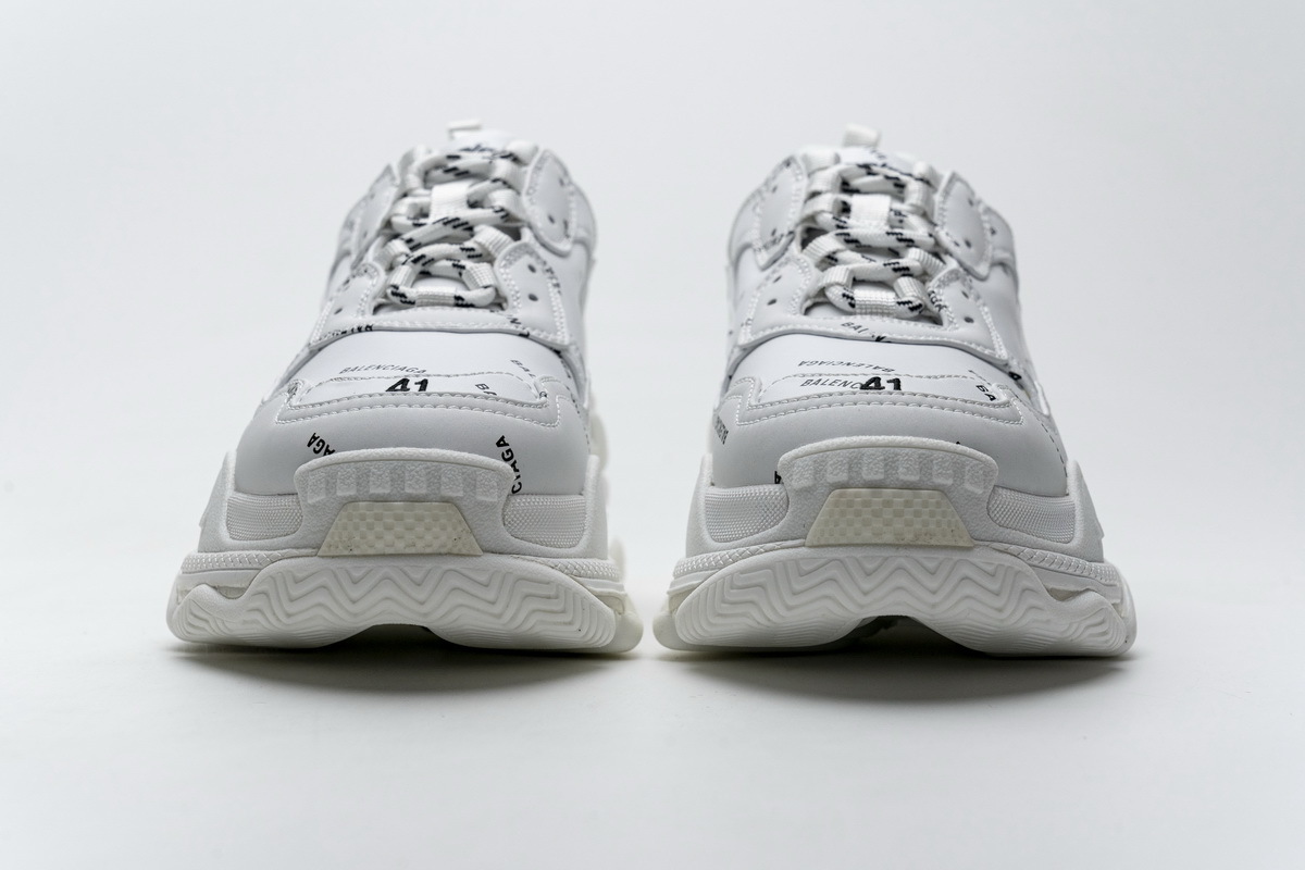  W06E2 2021 Balenciaga Triple S White