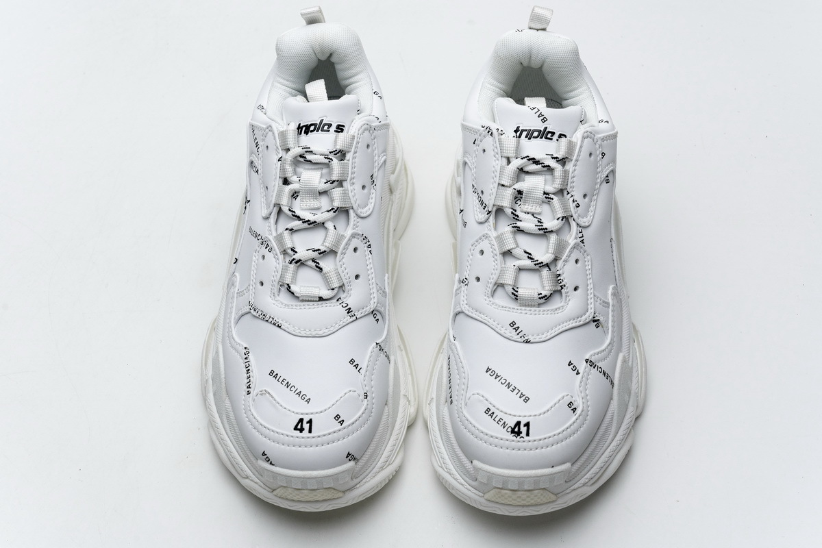  W06E2 2021 Balenciaga Triple S White