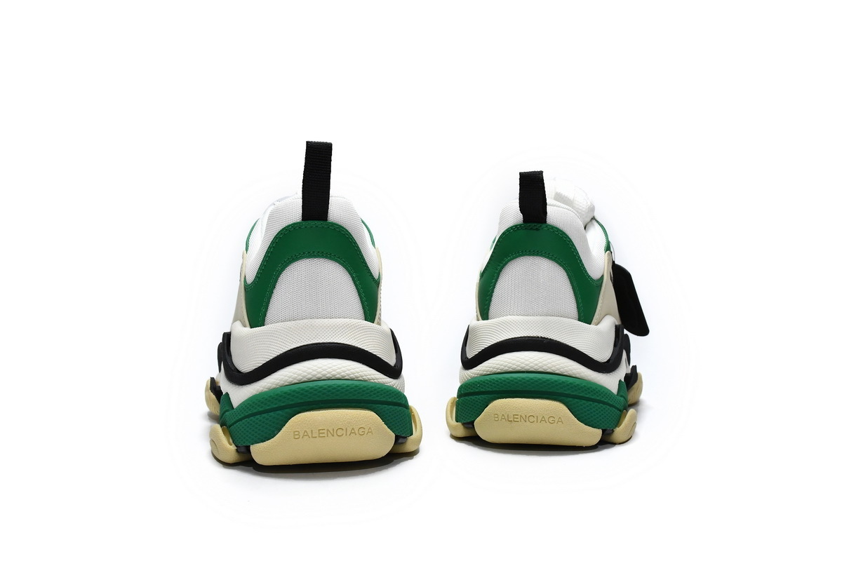 Balenciaga Triple S White Green 536737 W09O1 9090