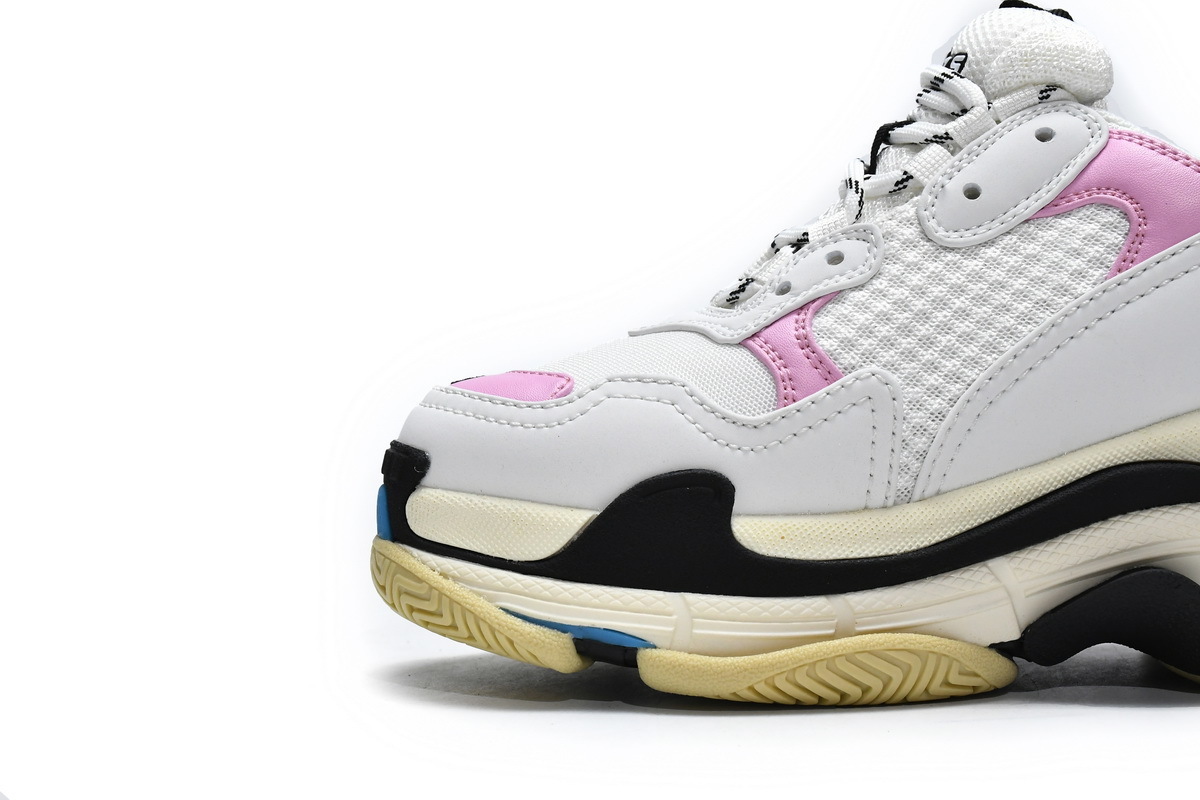  W09ON 8866 Balenciaga Triple S Blue Pink