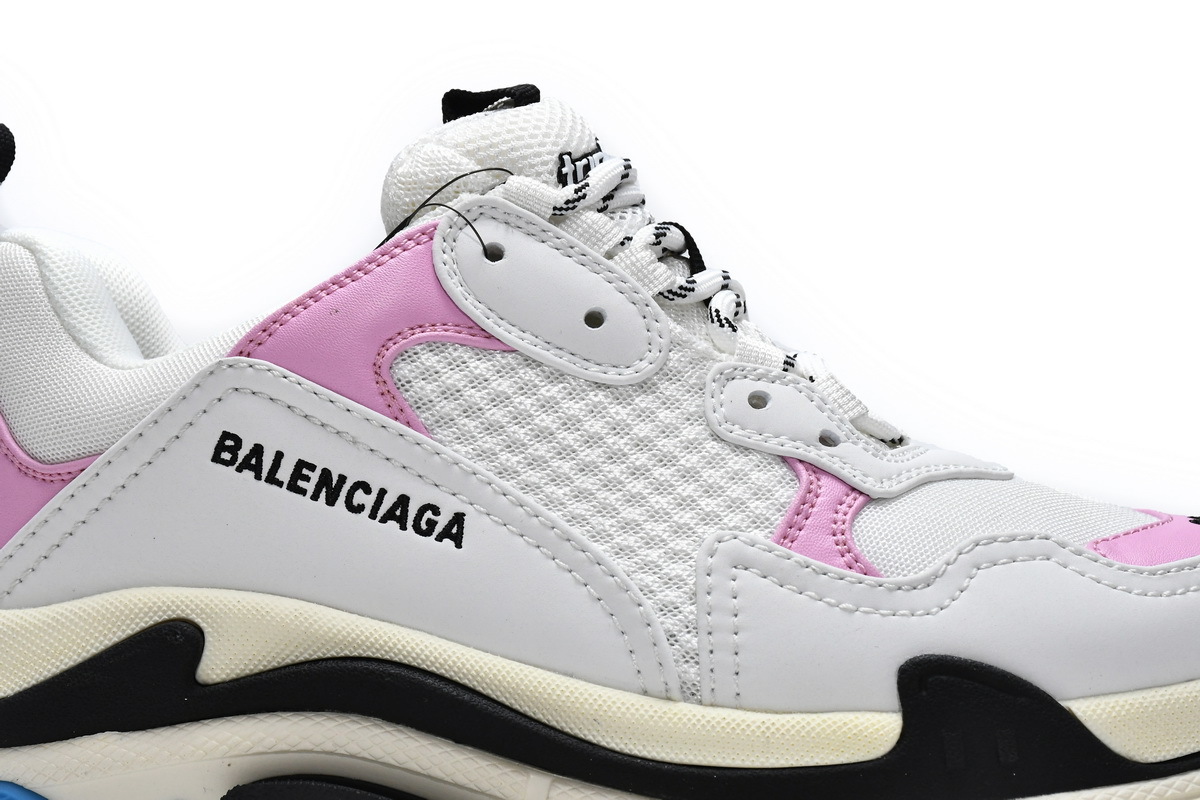  W09ON 8866 Balenciaga Triple S Blue Pink