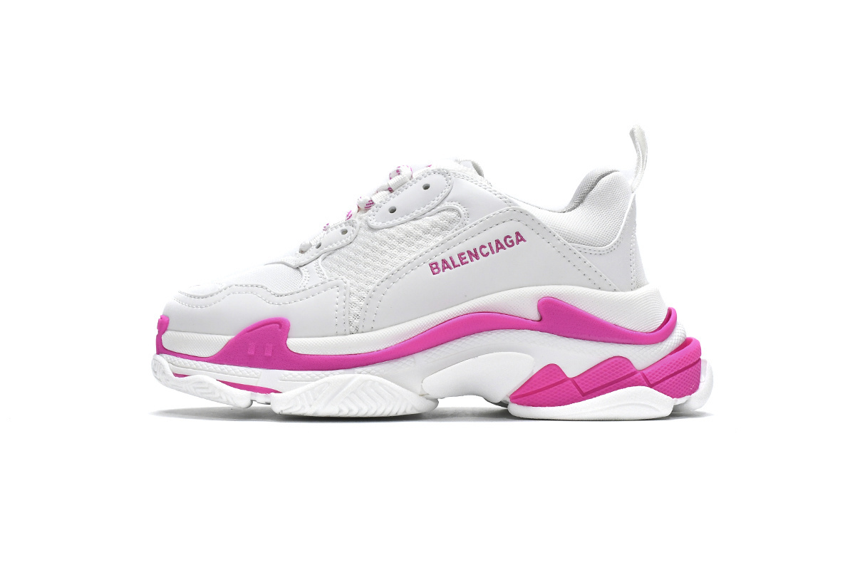 W2CA3 3890 Balenciaga Triple S White Peach Red
