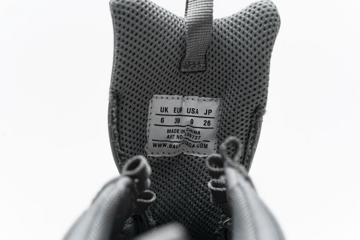  W2FA1 1210 Balenciaga Triple S Grey Black