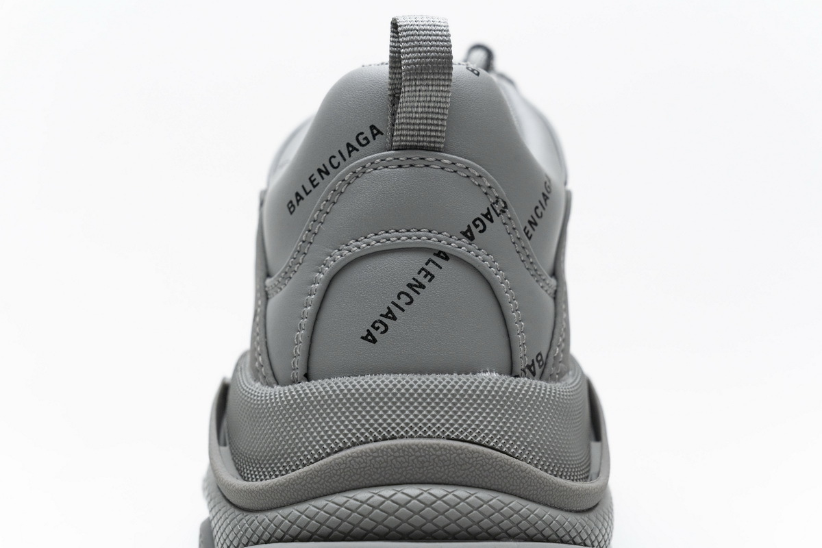  W2FA1 1210 Balenciaga Triple S Grey Black