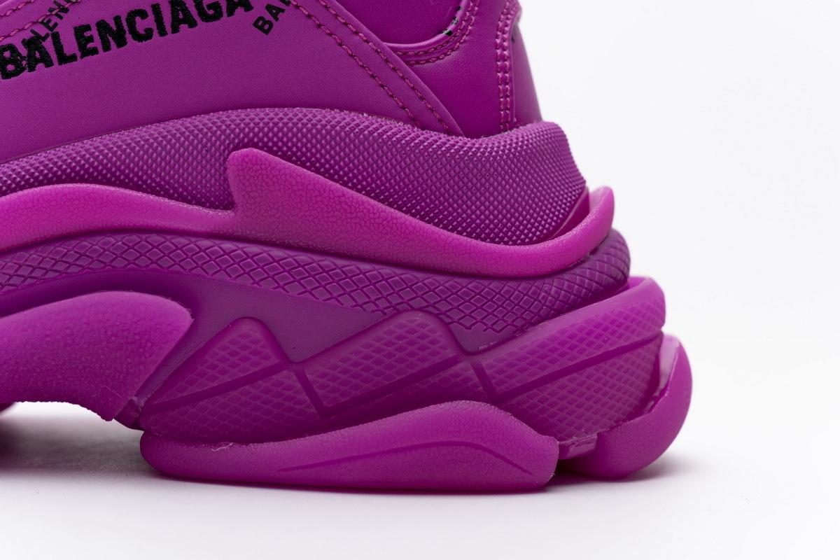  W2FA1 7634 Balenciaga Triple S Letter Pulm Powder