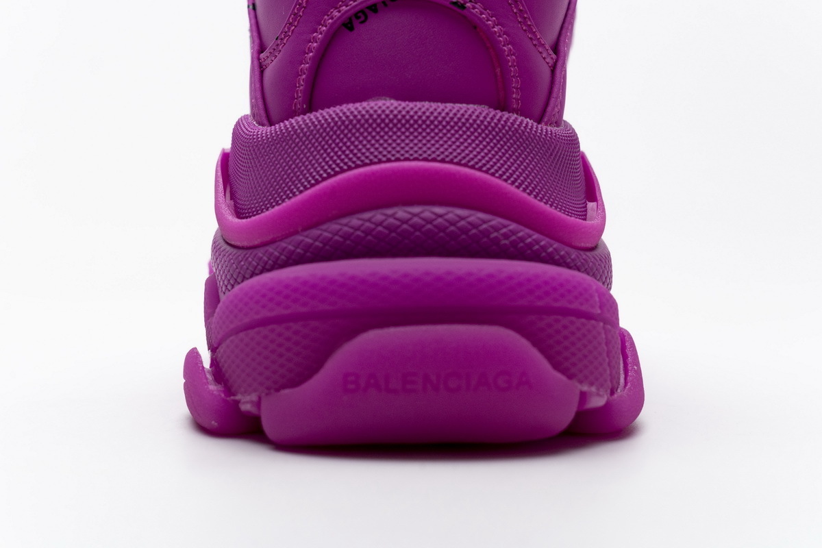 W2FA1 7634 Balenciaga Triple S Letter Pulm Powder