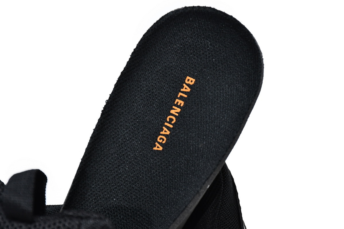  W2FA1 9188 Balenciaga Triple S Black Orange