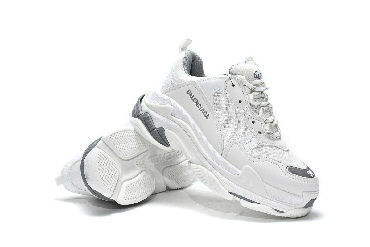 Balenciaga Triple S White Silver 524039 W2FS4 120