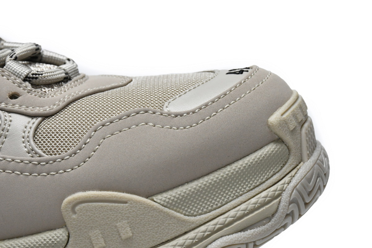  W2FW1 9700 Balenciaga Triple S Rice Ash