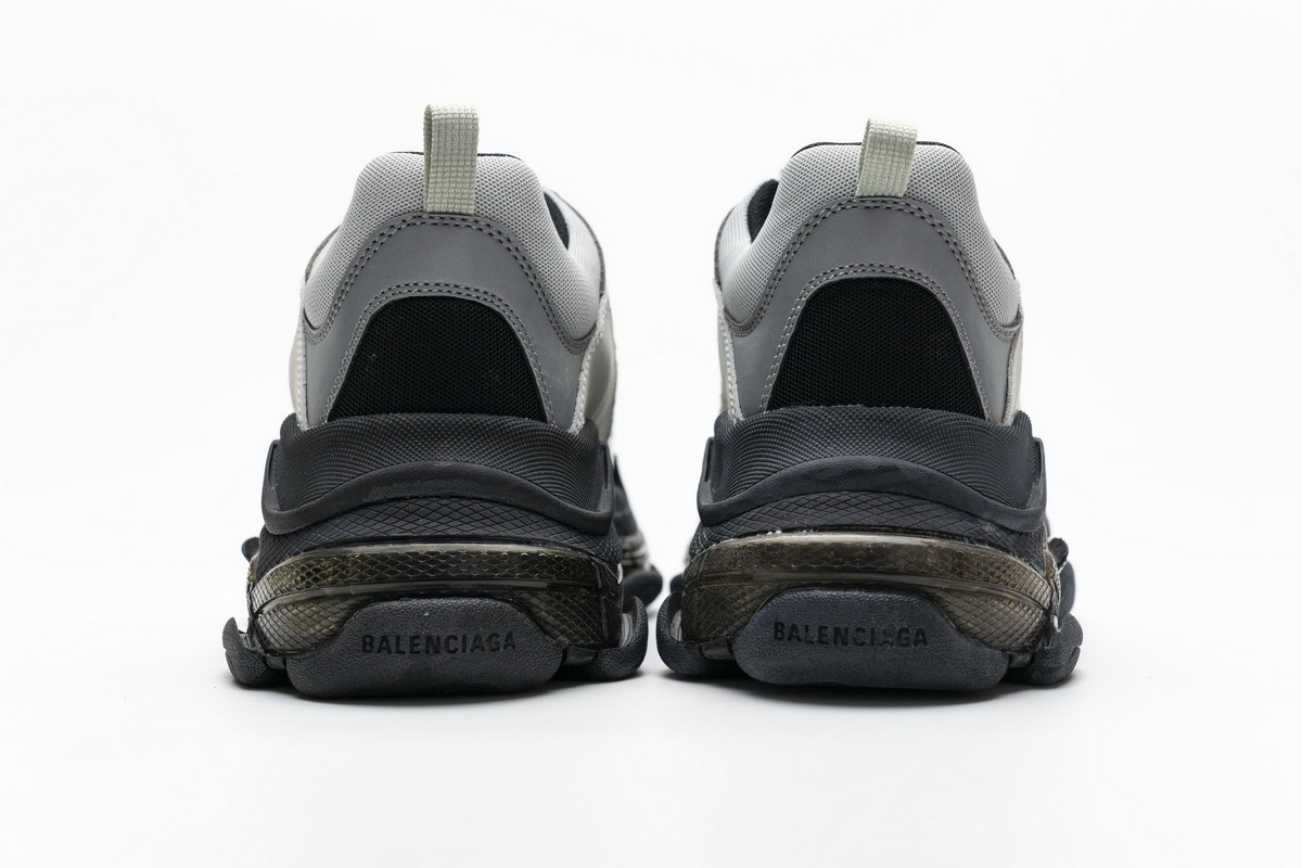 Balenciaga Triple S Black Silver 541624 W09E1 7320