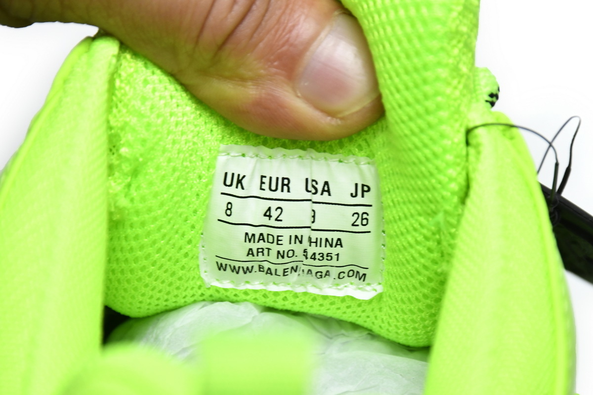 Balenciaga Triple S Fluorescein 544351 WZFF1 7320