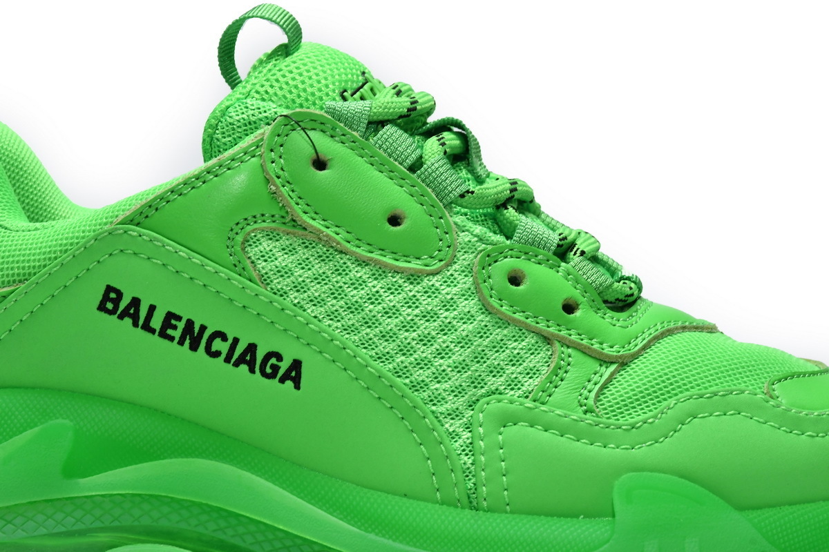 Balenciaga Triple S Fluorescent Green 541624 W09OL 3801