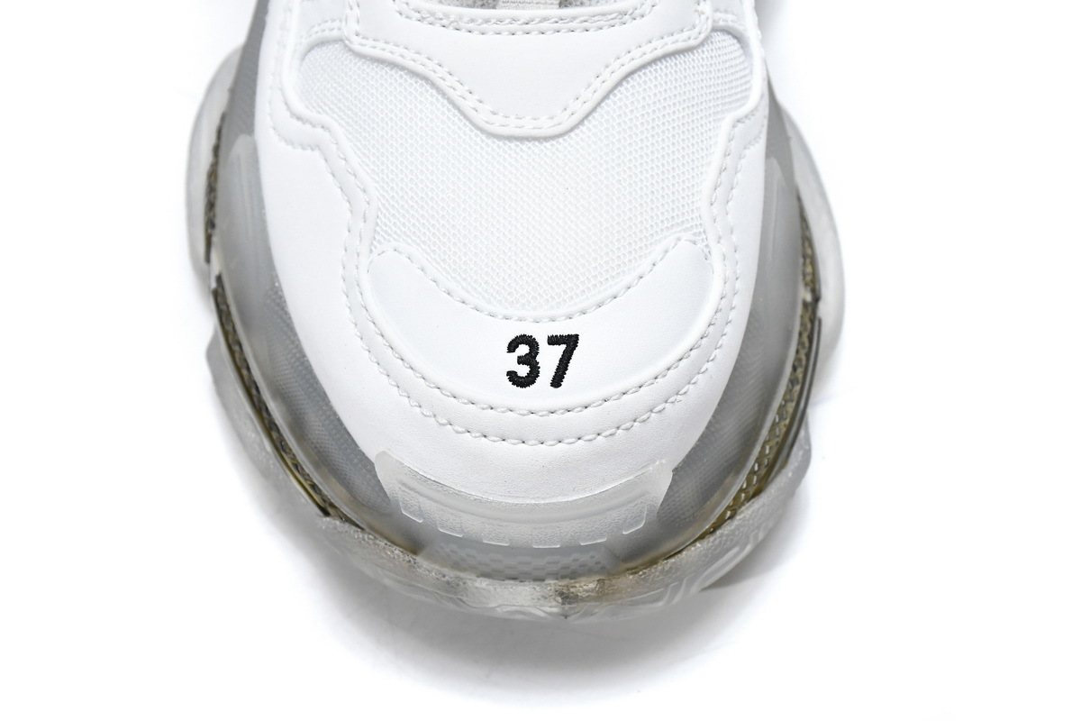 Balenciaga Triple S White Carbon Ash 544351 W0901 9001