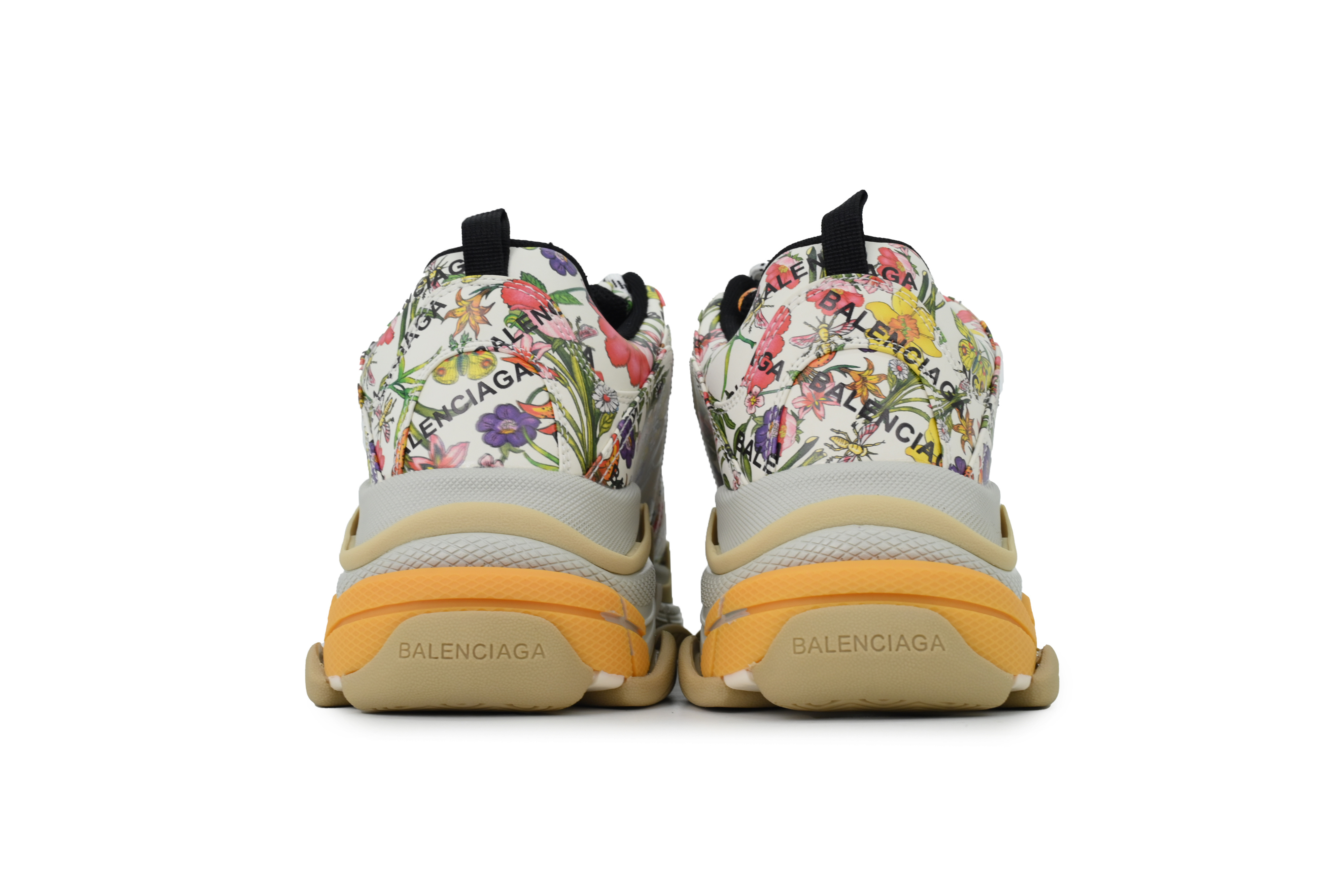 CA0LJ Gucci x Balenciaga Triple S Flowers And Plants