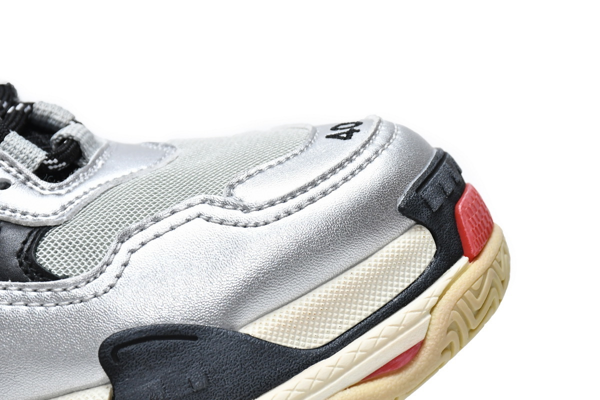 CA0LJ W0903 1081 Balenciaga Triple S Grey Silver Black