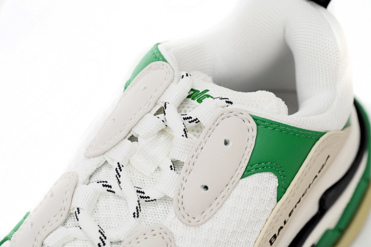 CA0LJ W09O1 9090 Balenciaga Black And White Green