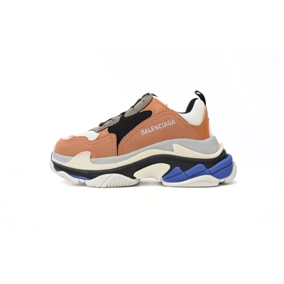 CA0LJ W09OE 7581 Balenciaga Triple Black Orange Blue 01