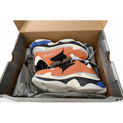 CA0LJ W09OE 7581 Balenciaga Triple Black Orange Blue 02