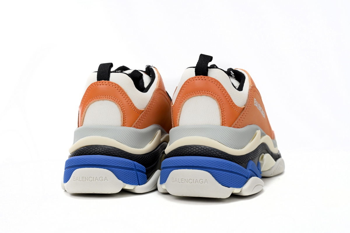 CA0LJ W09OE 7581 Balenciaga Triple Black Orange Blue