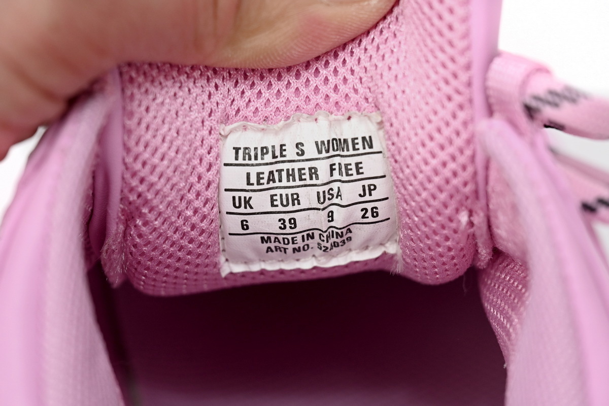 CA0LJ W09OE 7581 Balenciaga Triple Pink