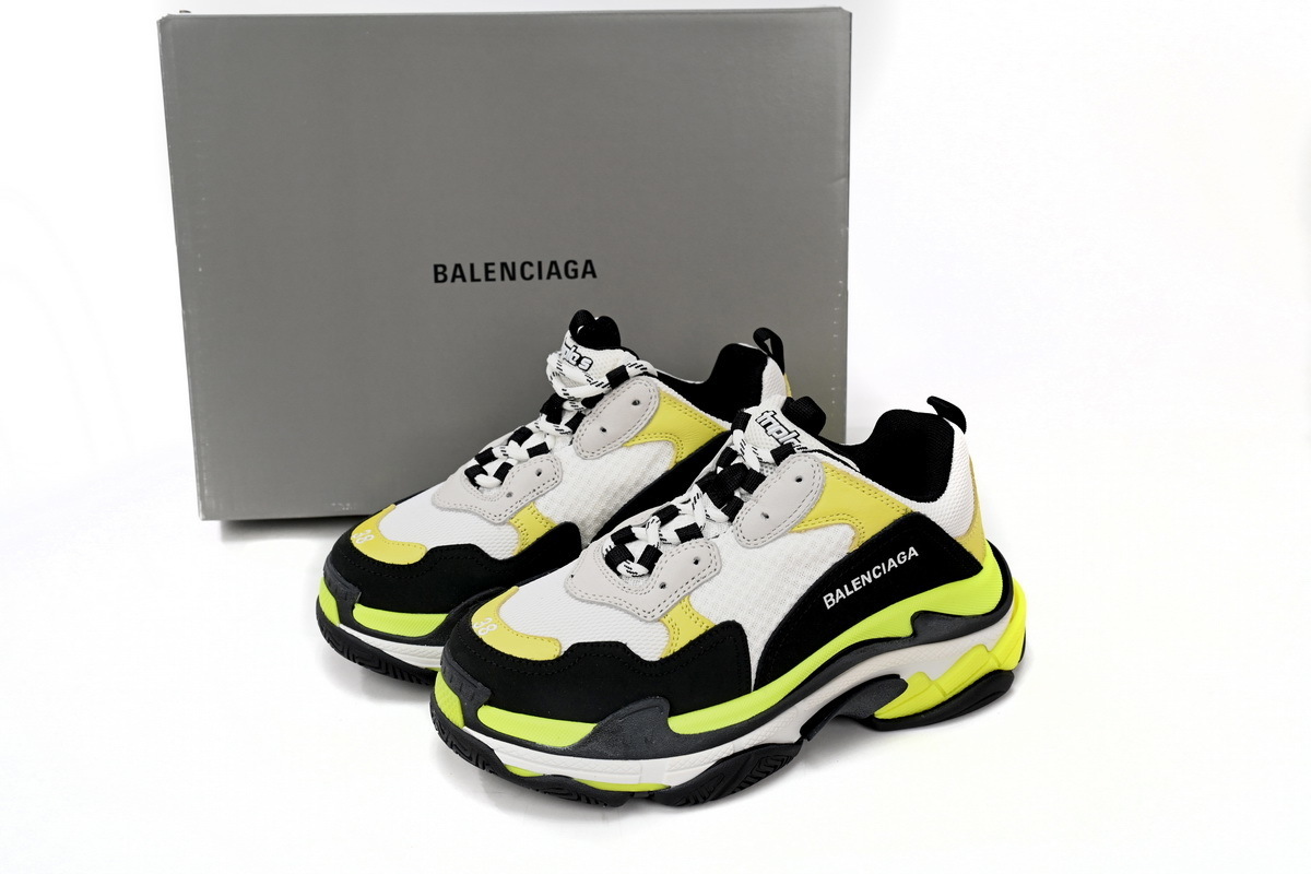 CA0LJ W09OH 7079 Balenciaga Black White And Yellow