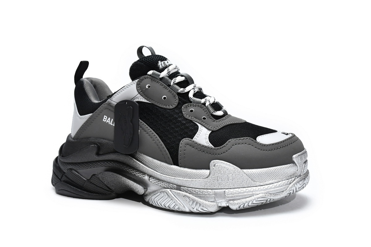 CA0LJ W2FA1 9108 Balenciaga Triple S Graded Grey