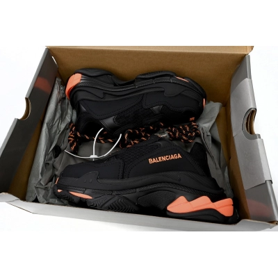 CA0LJ W2FA1 9188 Balenciaga Triple Black Orange 02