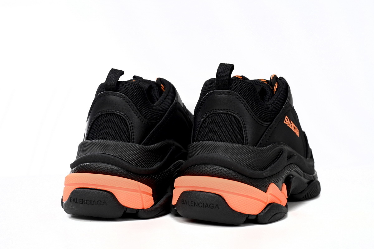 CA0LJ W2FA1 9188 Balenciaga Triple Black Orange