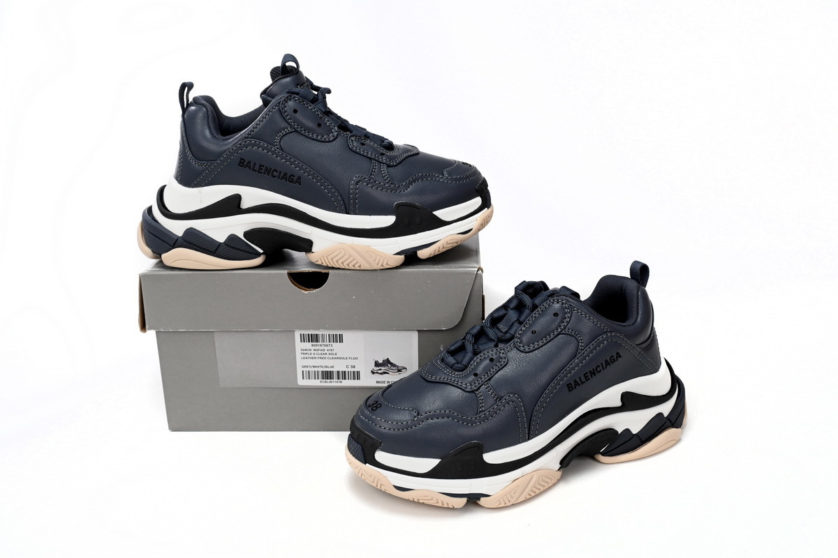 CA0LJ W2FAD 4197 Balenciaga Triple Black And White Powder