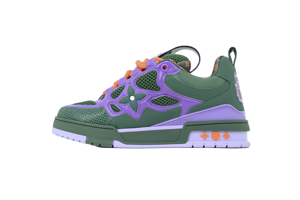 LOUIS VUITTON Green Purple