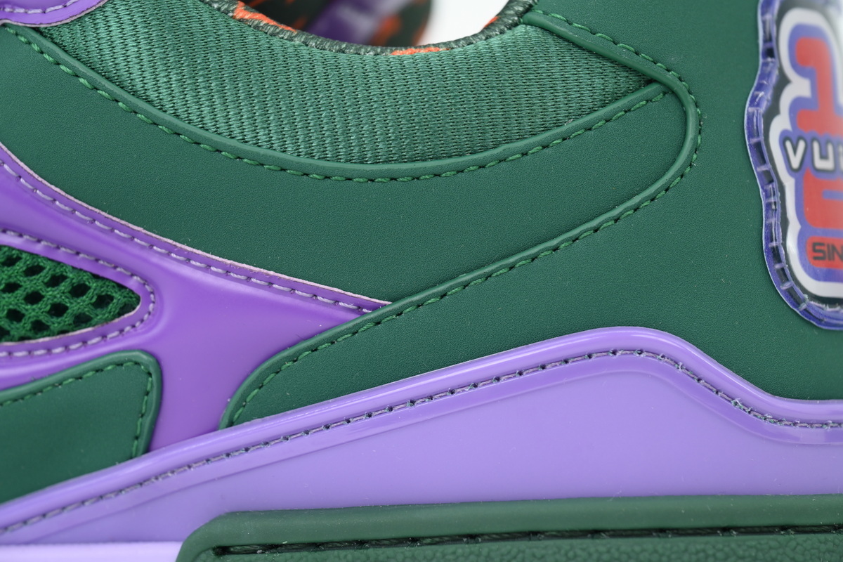 LOUIS VUITTON Green Purple