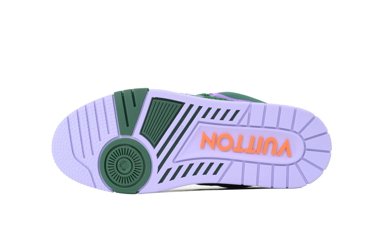 LOUIS VUITTON Green Purple