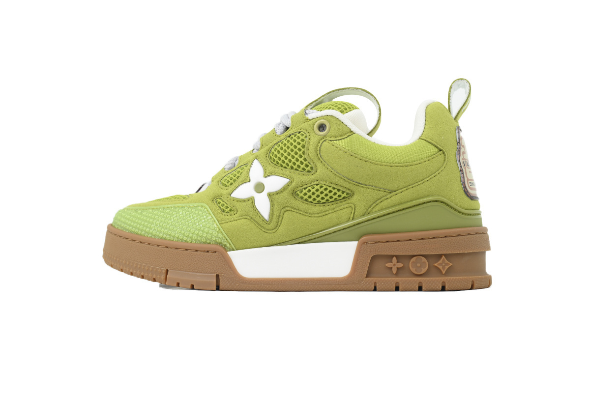 LOUIS VUITTON LV Skate Sneaker Green White
