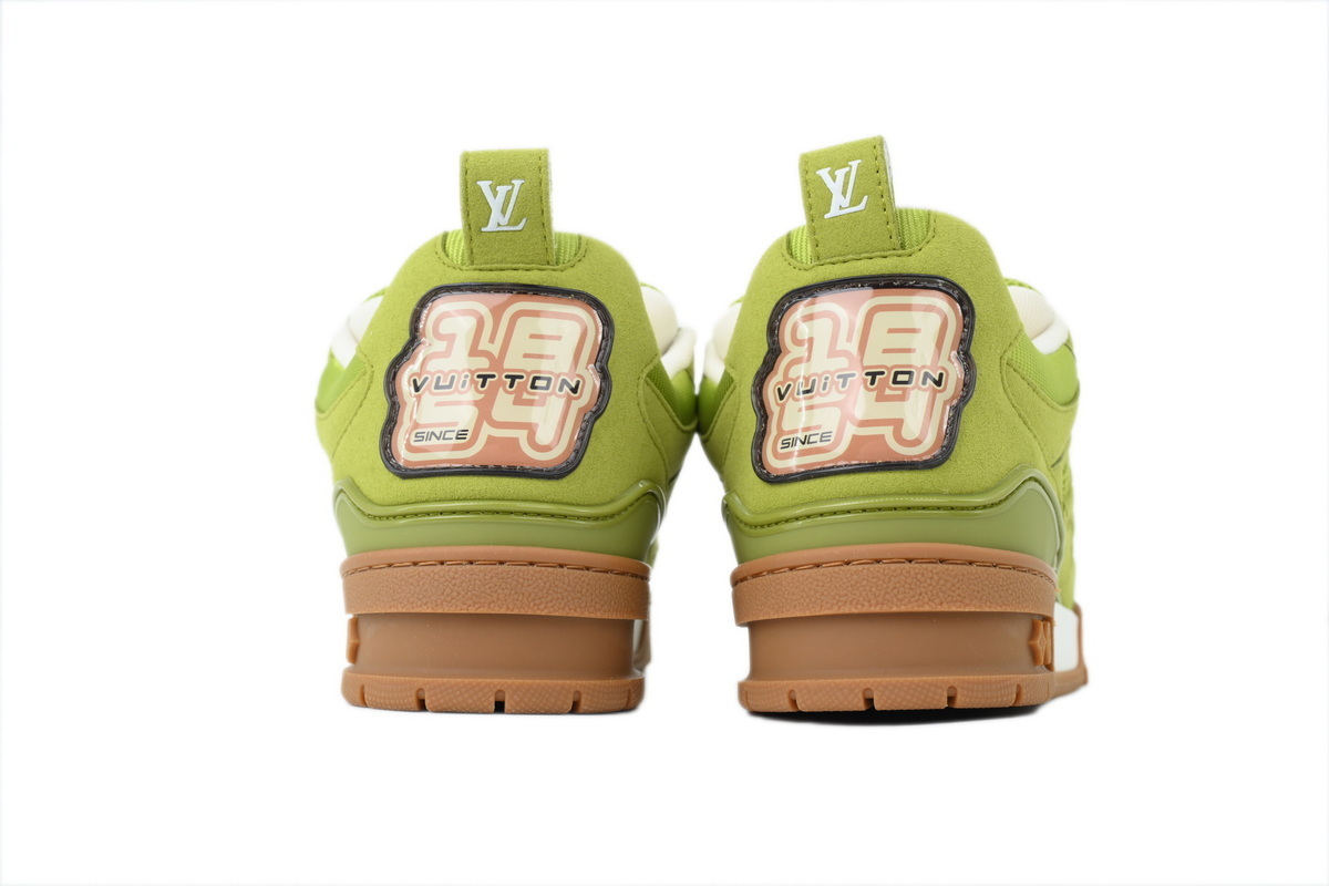 LOUIS VUITTON LV Skate Sneaker Green White